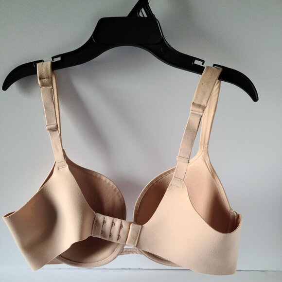 AUDEN BEIGE LIGHT LIFT PLUNGE BRA- SIZE 36 D - Picture 8 of 8
